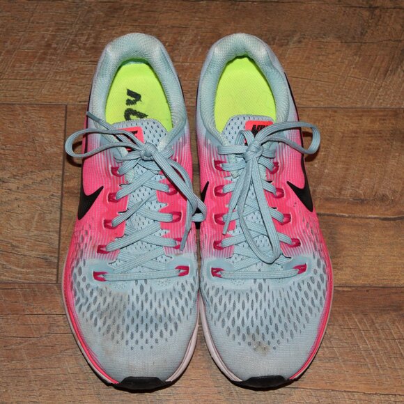 Nike Shoes - Women's Nike Zoom Running Shoes Pink/Blue- Size 9.5